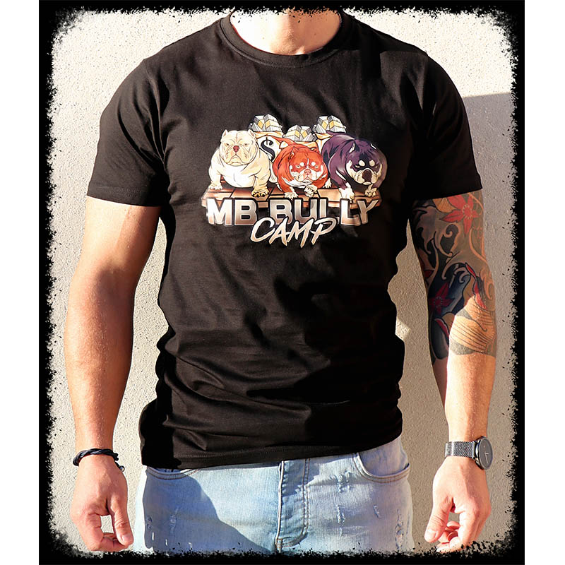 T-shirt édition limitée MB BULLY CAMP - Noir